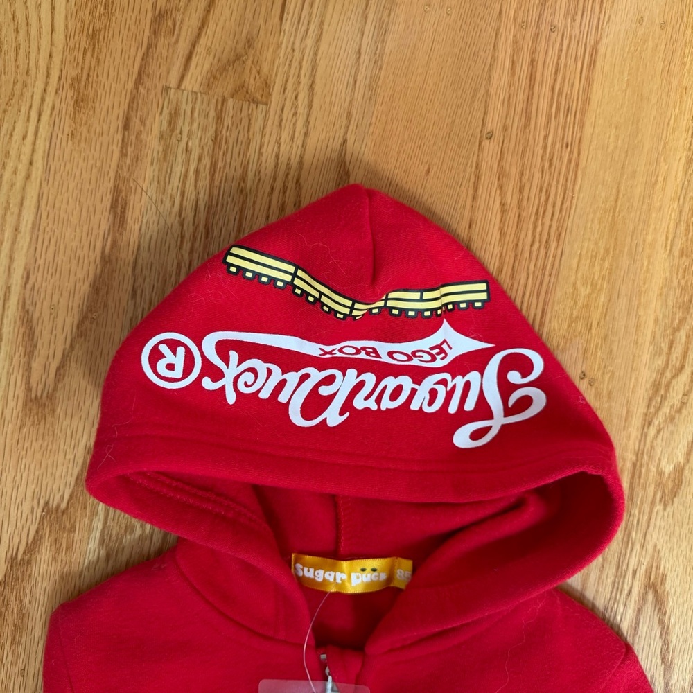 Sugarland Lego Box Unisex Kids Red Full Zip Jacket Size 85 / 2T NWT - Picture 5 of 5